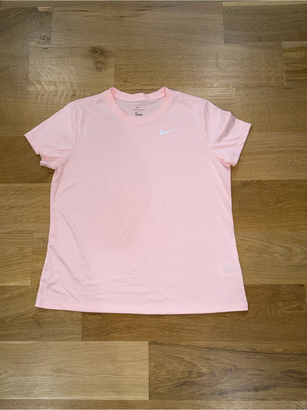 Nike Women's Light Pink Short Sleeve Dri-FIT Tee